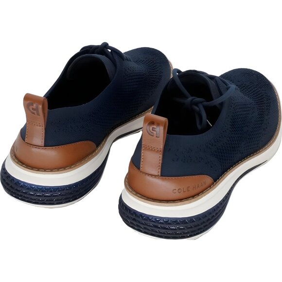 Cole Haan Men's Grand Evolution Stitchlite Wingtip Oxford Sneakers Navy US 10M - Picture 3 of 6